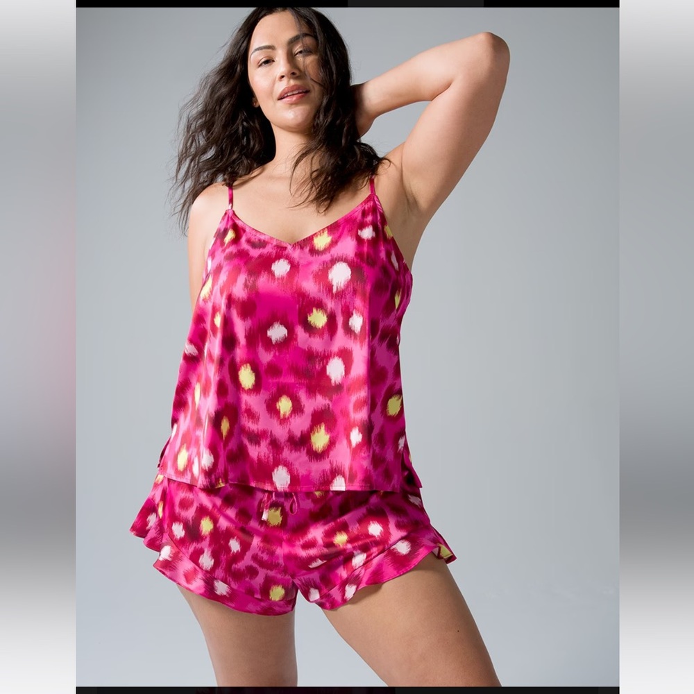 SOMA Satin Flirty Short Set